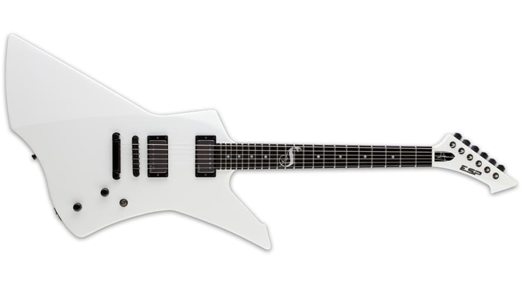 ESP JAMES HETFIELD SNAKEBYTE SNOW WHITE